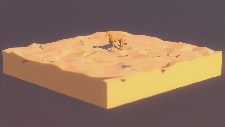 Graphics Horse 3D Model