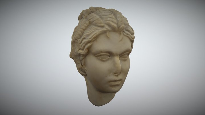 Cabeza femenina de época romana - Museo de Jerez 3D Model