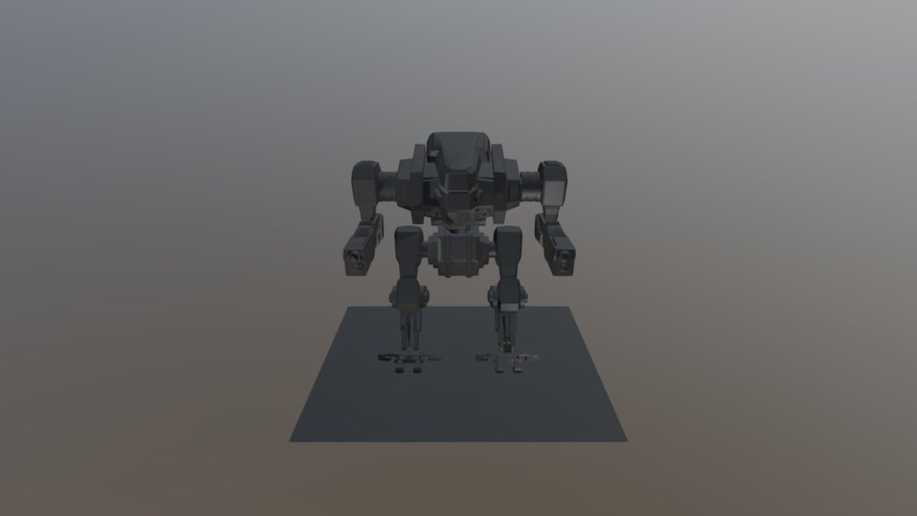 Robot_killing-machine - 3D model by Godgyu [0bd9092] - Sketchfab