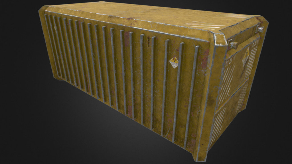 Nuclear Container - 3D model by Maartenk [0bd9300] - Sketchfab