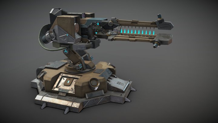 Turret 3D Model