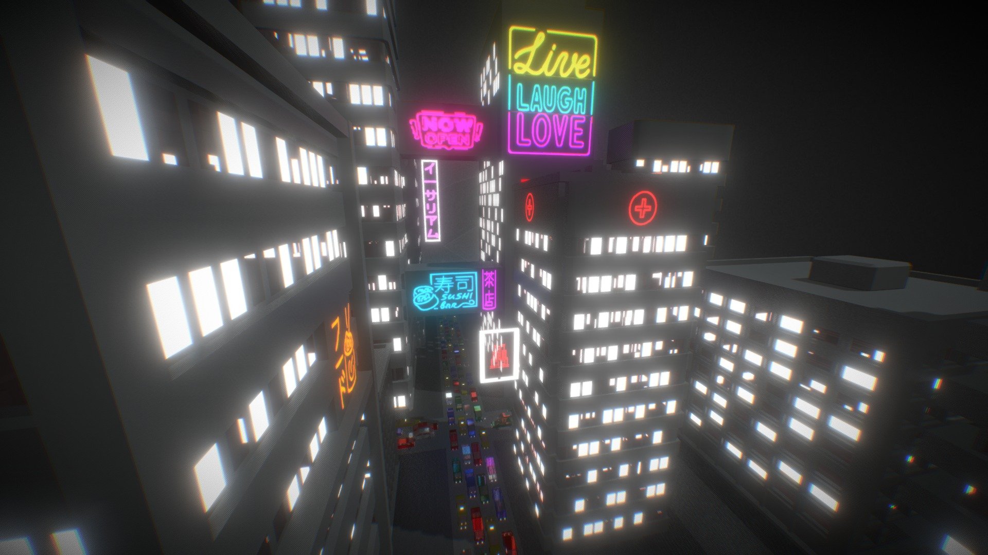 City Diorama - 3D model by Mark Ombina (@itskaroshii) [0bdae86] - Sketchfab