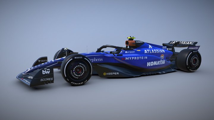 F1 2025 Williams Racing FW47 3D Model