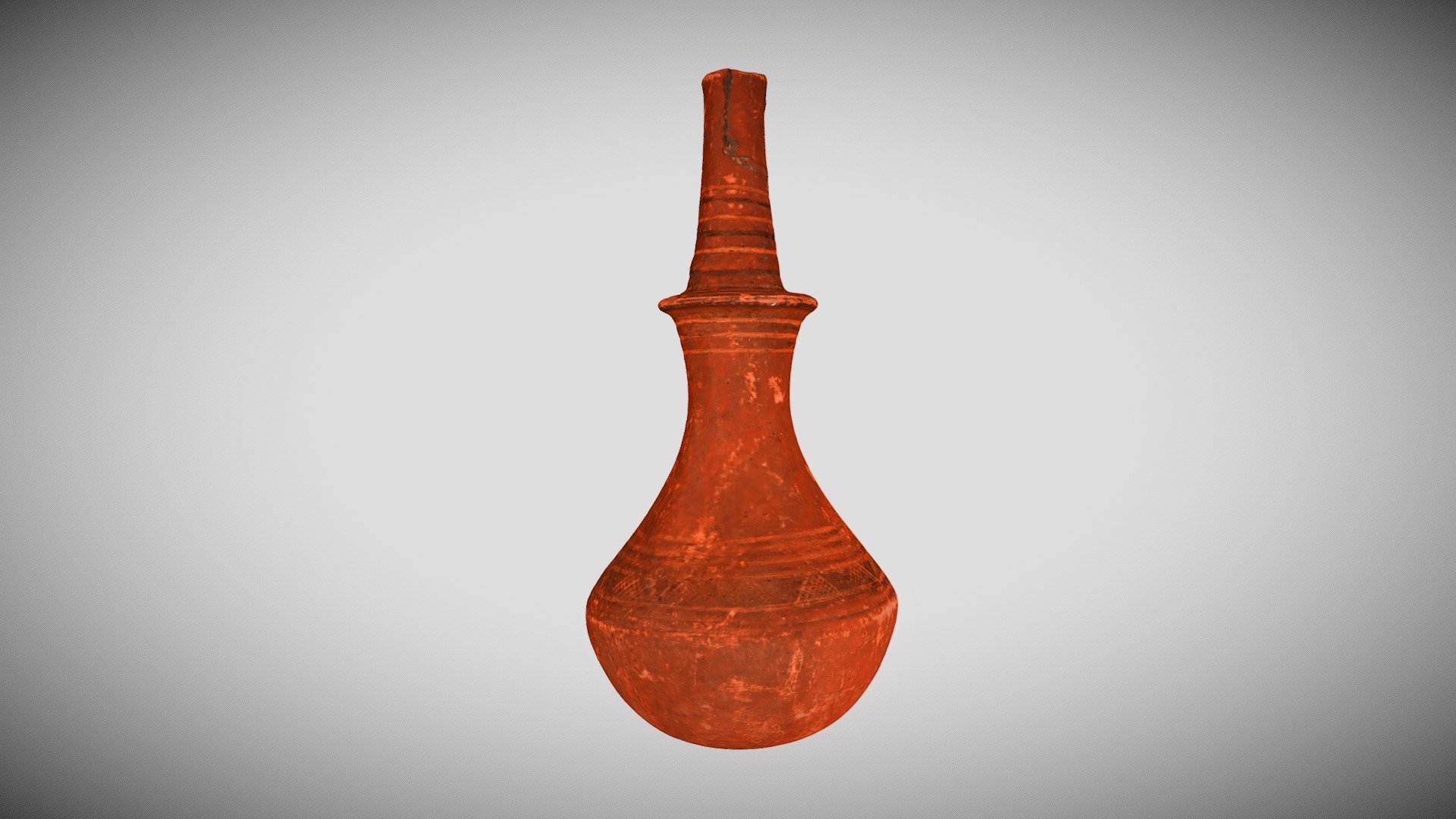 Vase caremé en argile
