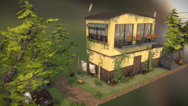 DAE Rowhomes - Tokyo 3D Model