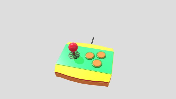 AAC202_Arcade_stick - Greg Egan 3D Model