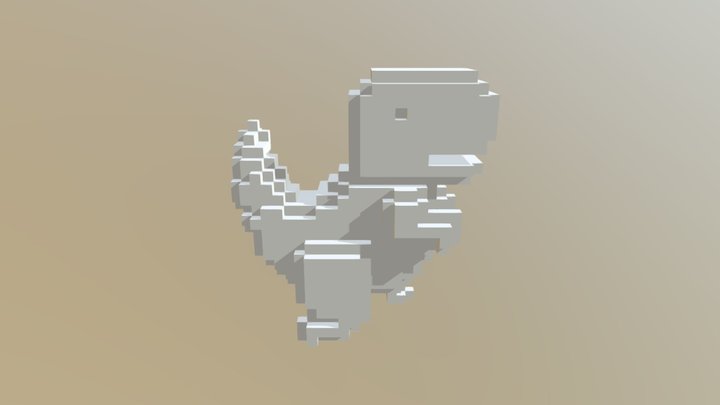 Rex Skeleton 3D Model
