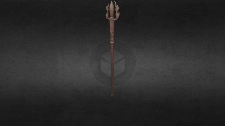 Staff_ Wizard 3D Model
