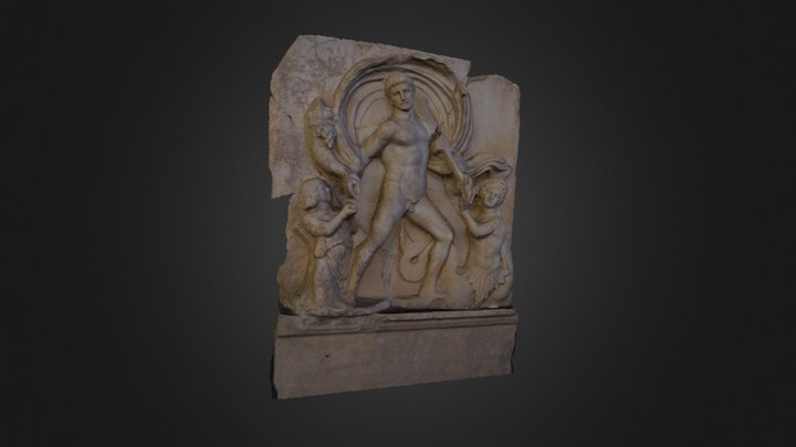 bas-relief, musee, Aphrodisias 2, TUR 3D Model