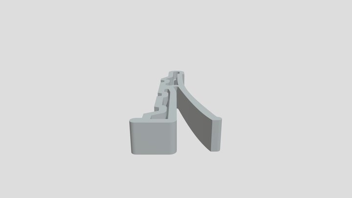 IBM Wheelwriter Keyboard Height Adjustment Lever 3D Model
