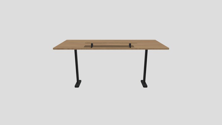 Computer Table 3D Model