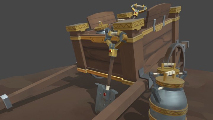 [STUDENT WORK]-Dwarves Objects 3D Model