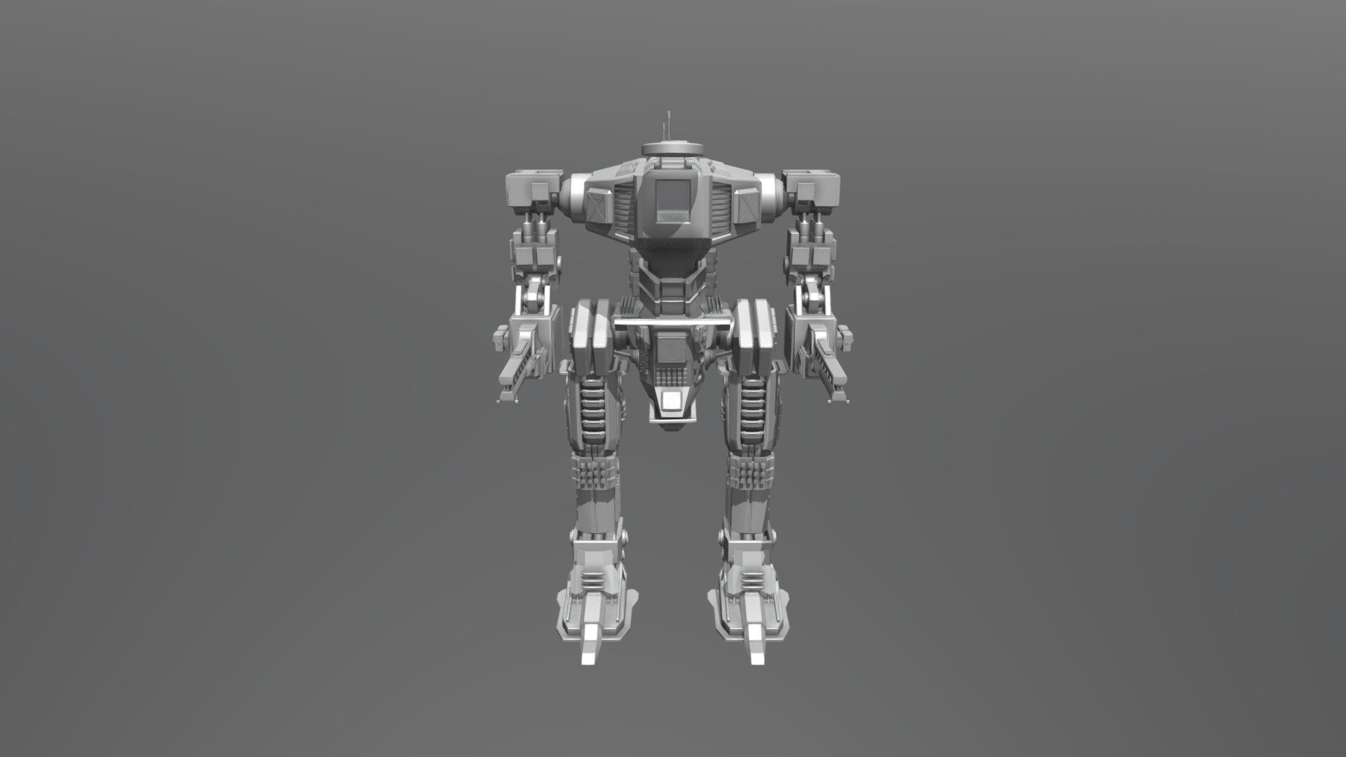 Mecha - 3D model by Brecht (@kineticraptor) [0be0e0f] - Sketchfab