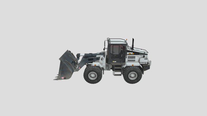 0800 Dozer – Real-Time Ready 3D Model 3D Model