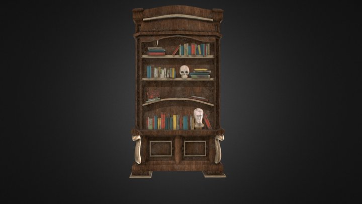 Bookcase 3D Model