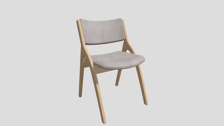 Удобные кухонные стулья из массива дерева – Free 3D Model STL