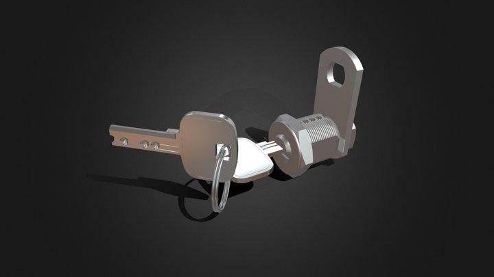 Cabinet lock – Kostenloses 3D-Modell STL