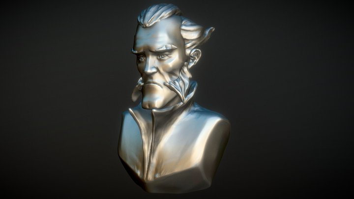 the Butler portrait 3D Model