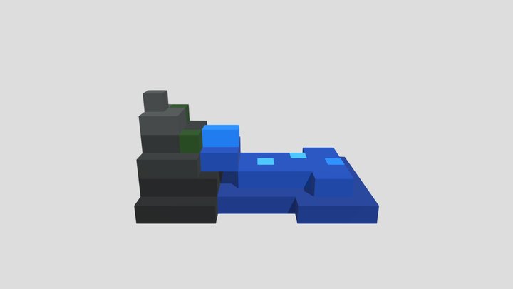 Water Spring - Voxel 32x32 – Modello 3D gratuito STL