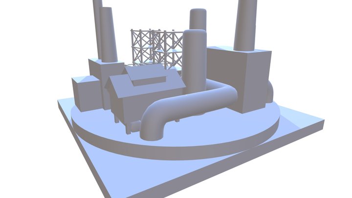 Нефтехимическая промышленность 3D Model