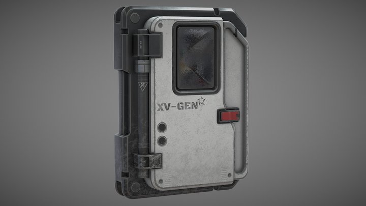 Sci-fi Gateway 3D Model