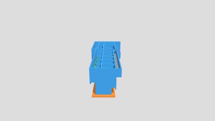 Decantador / Floculador / Filtros 3D Model