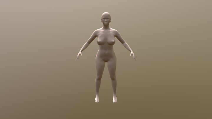 Anita-2 Open Body 3D Model