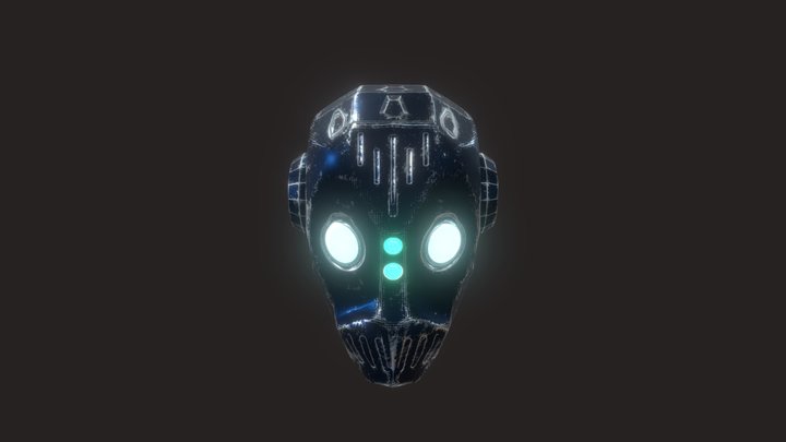 Practica Nº2 - Casco/Mascara Metalica 3D Model