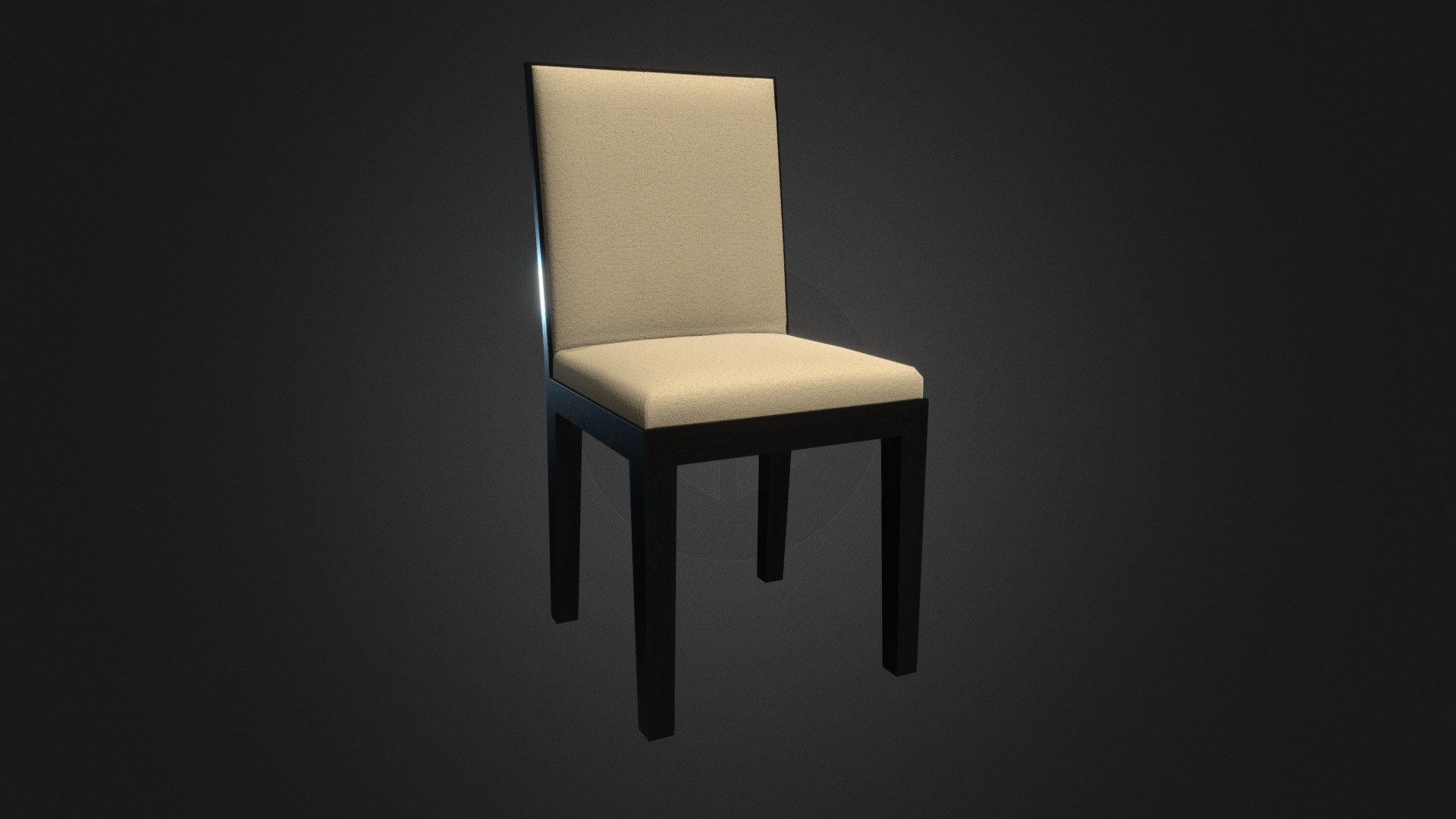 Ecart low poly chair