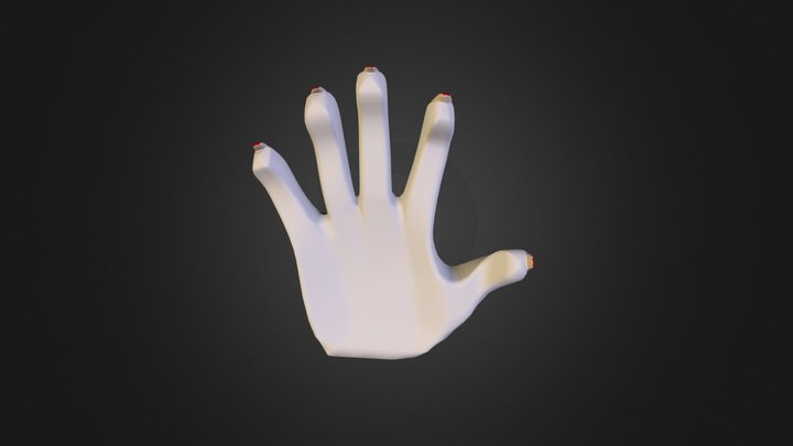 Mano Blanca 3D Model