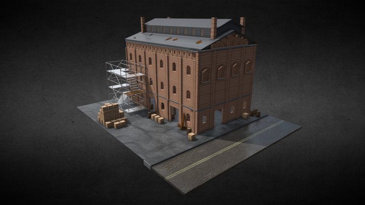Customs 3D Model