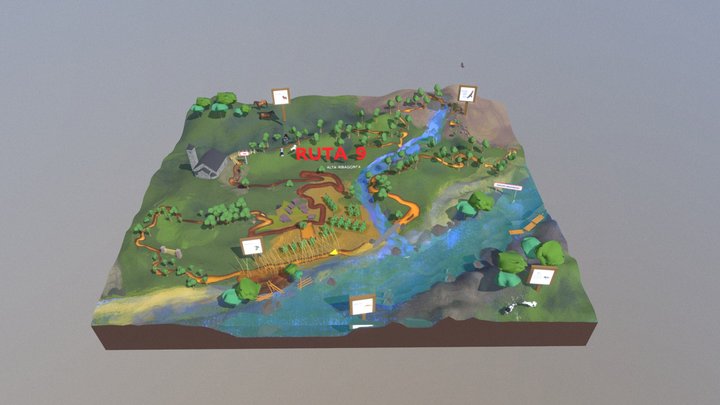 ALTA RIBAGORÇA 3D Model