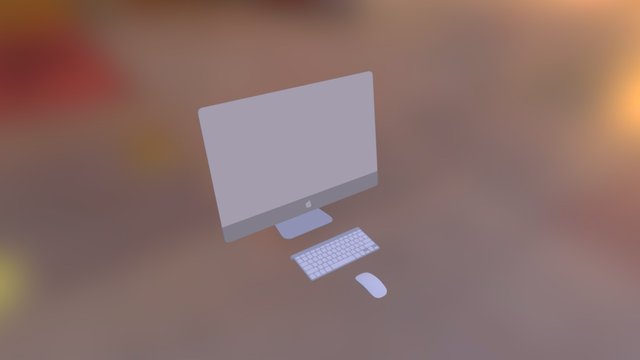 iMac 2016 3D Model