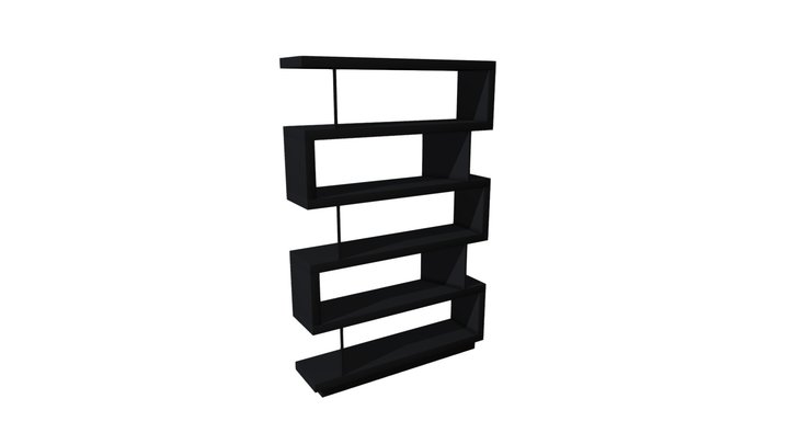 Rudy Display Unit Cum Book Shelf 3D Model