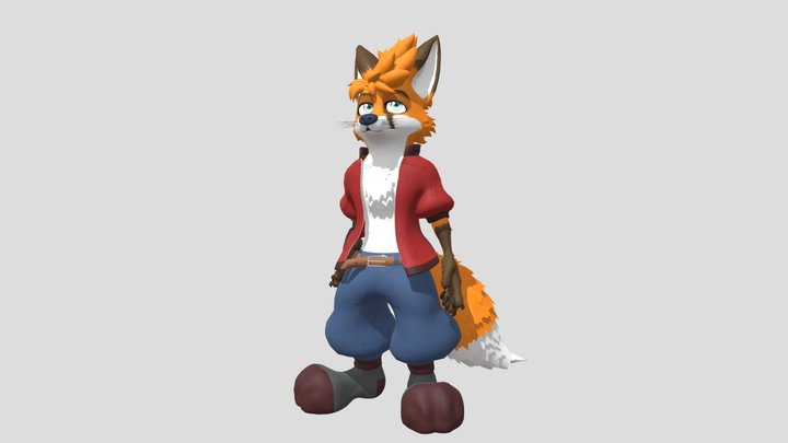 Silas "Antono" Prower - V3 3D Model