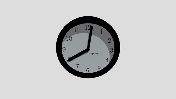 Clock 3D Model