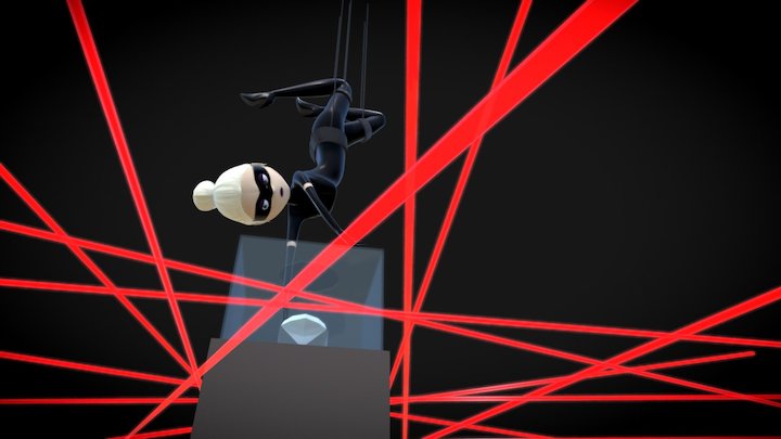 The Blonde Thief 3D Model