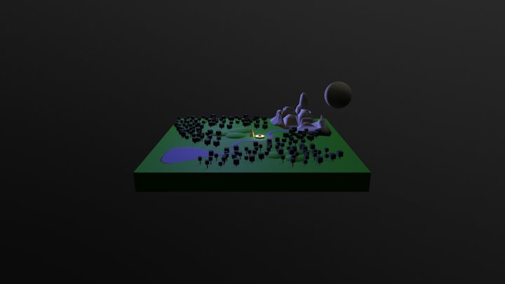 Landscape test 3D Model