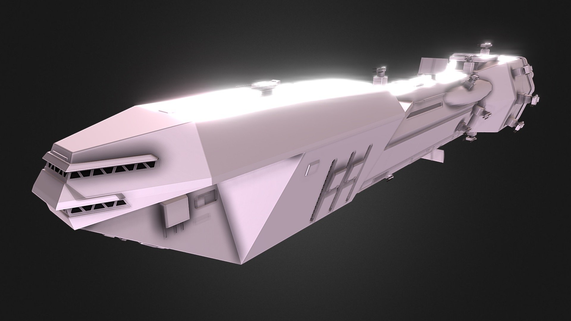 Lancer-class Frigate - Download Free 3D model by gavinpgamer1 [0beab74 ...