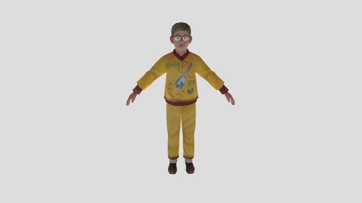 A Boy Who Knows 3D Model