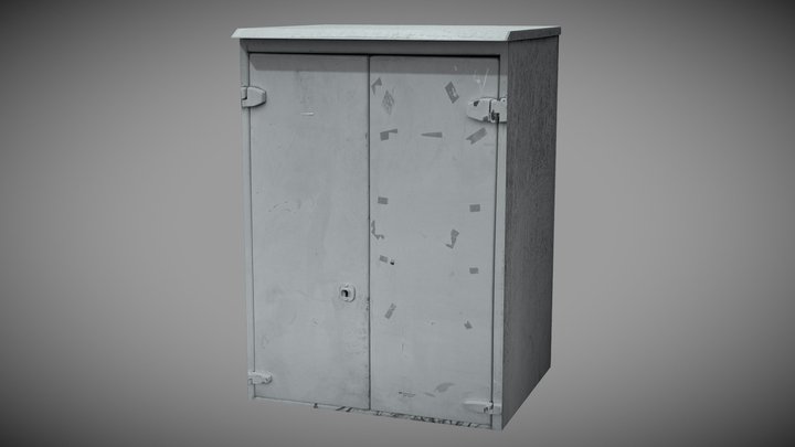 Electrical Box 02 - Non-PBR 3D Model