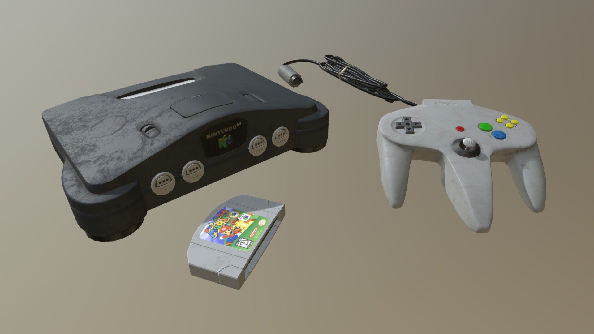 Nintendo 64 Download Free 3D model by Joseph Rohm (JosephRohm