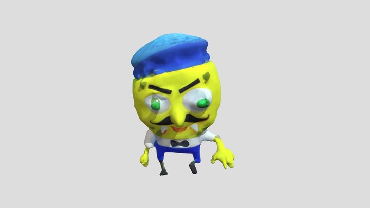 Sponge neighbor for Roblox studio 3D Model