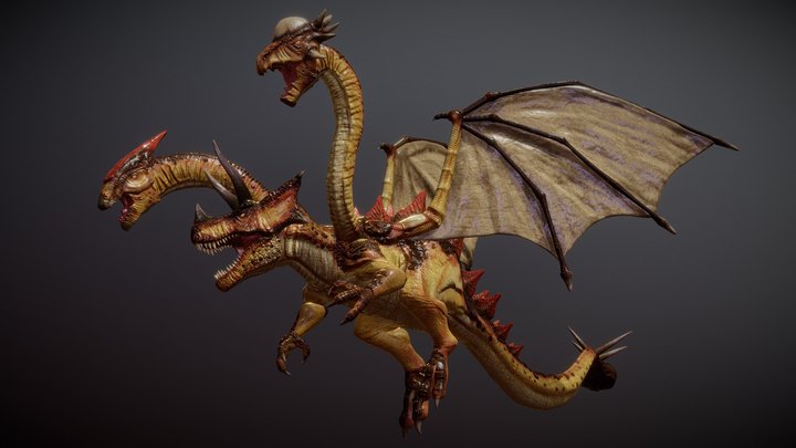 Megasaurus - Dinosaur abomination 3D Model