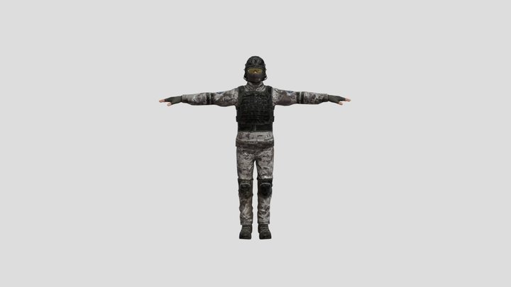 SCP Facility Guard | SCP Rulebreaker 3D Model