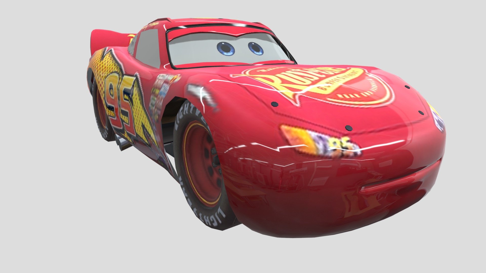 GameCube-Lightning McQueen - Download Free 3D model by SMF Friends Fan ...