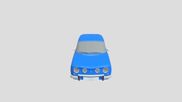 Renault 8S Gordini for 3D-printing