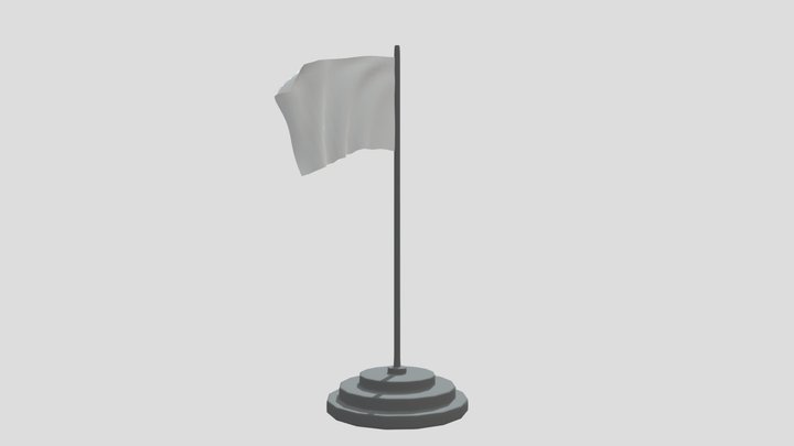 Flag animated 3D Model