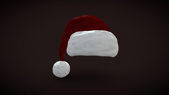 Santa Hat(POSER) 3D Model