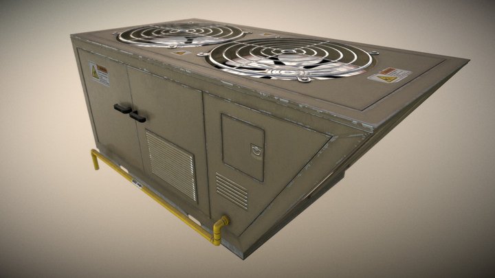 HVAC Unit 3D Model